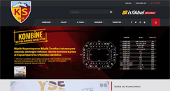 Desktop Screenshot of kayserispor.org.tr